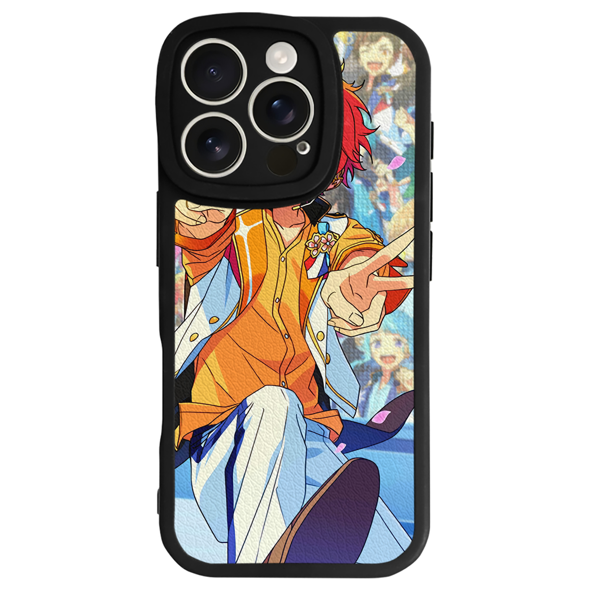 （画像用） あんさんぶるスターズ! Ensemble Stars 【iPhone 16シリーズ対応】シリコンスマホケース（レザー調） 材質：シリコン